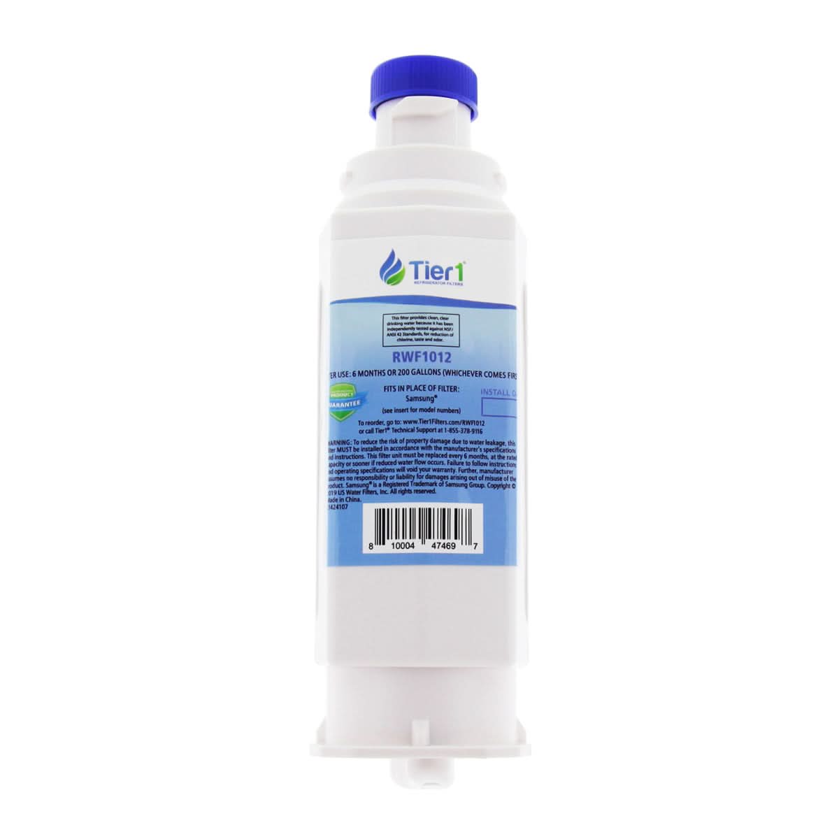 Tier1 Samsung DA97-17376B / HAF-QIN/EXP Comparable Refrigerator Water Filter - WaterFilters.NET