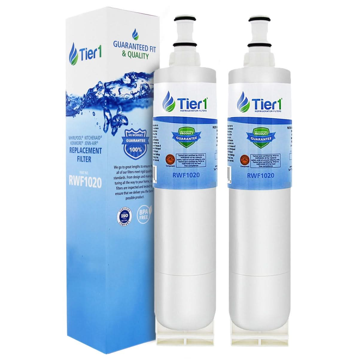 Tier1 EveryDrop EDR5RXD1 Whirlpool 4396508/4396510 Refrigerator Water Filter Replacement Comparable