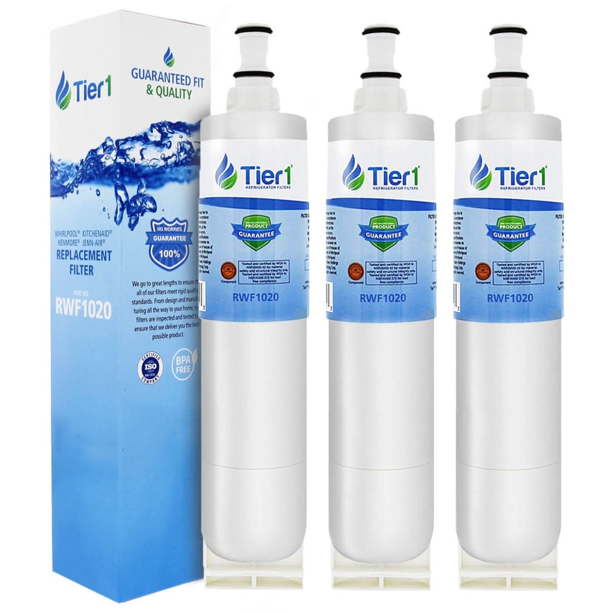 Tier1 EveryDrop EDR5RXD1 Whirlpool 4396508/4396510 Refrigerator Water Filter Replacement Comparable