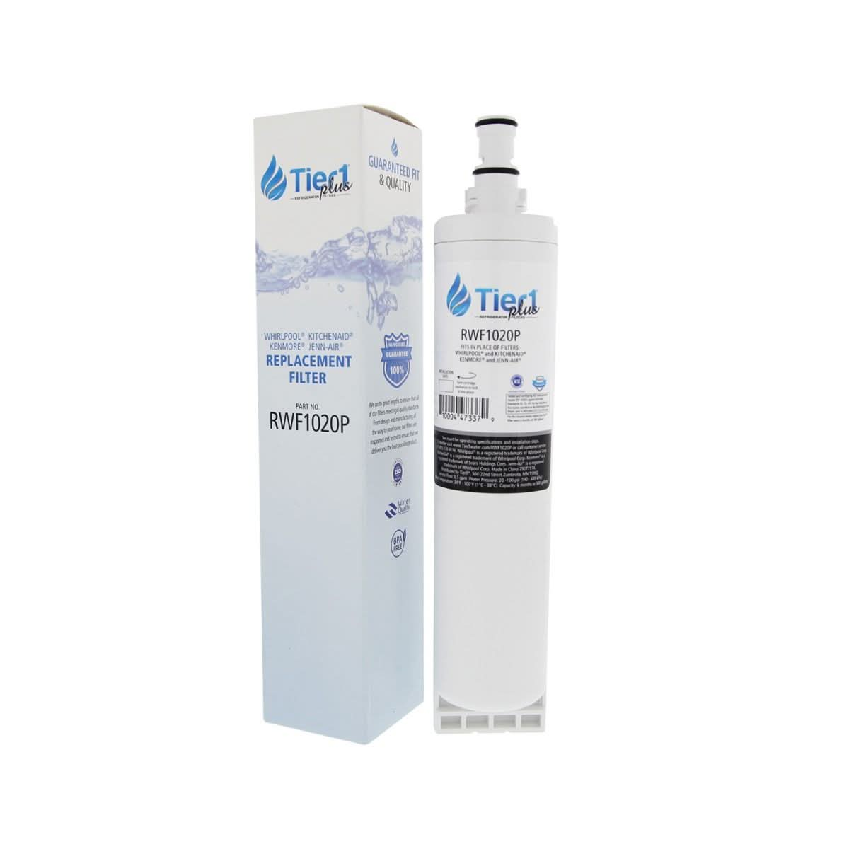 Tier1 Plus EveryDrop EDR5RXD1 Whirlpool 4396508/4396510 Comparable Refrigerator Water Filter Replacement