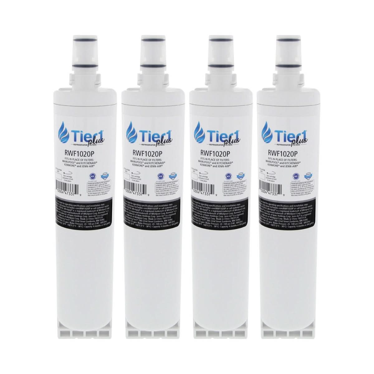 Tier1 Plus EveryDrop EDR5RXD1 Whirlpool 4396508/4396510 Comparable Lead And Mercury Reducing Refrigerator Water Filter