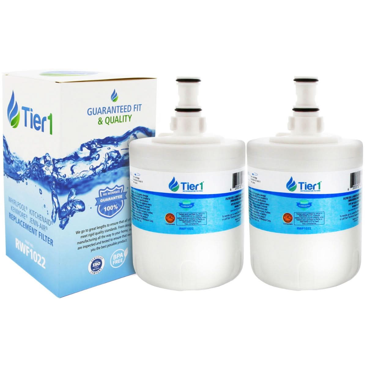 Tier1 Whirlpool 8171413/8171414 Refrigerator Water Filter Replacement Comparable