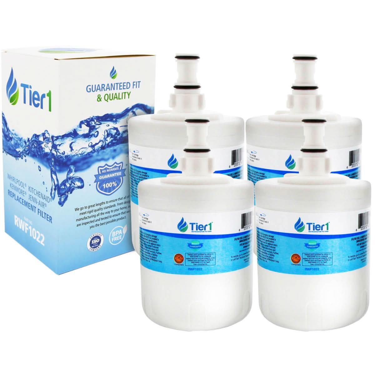 Tier1 Whirlpool 8171413/8171414 Refrigerator Water Filter Replacement Comparable - WaterFilters.NET