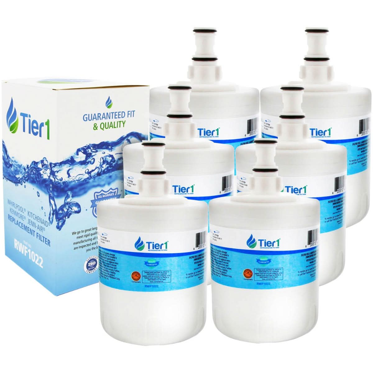 Tier1 Whirlpool 8171413/8171414 Refrigerator Water Filter Replacement Comparable