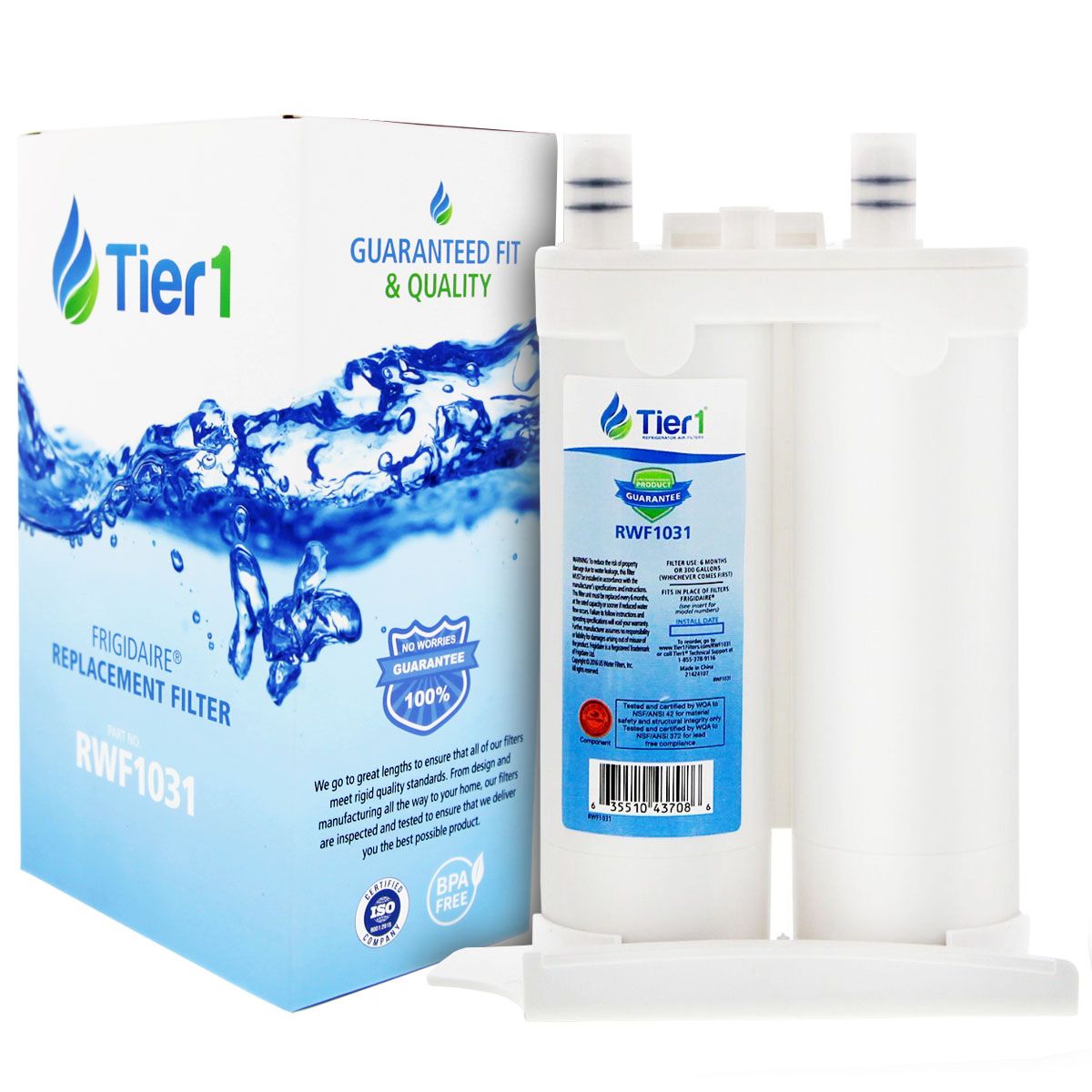 Tier1 Frigidaire WF2CB PureSource2 Refrigerator Water Filter Replacement Comparable