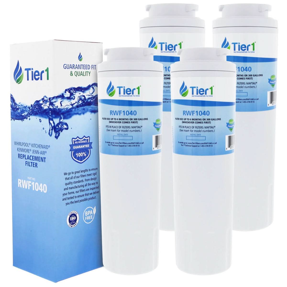 Tier1 EveryDrop EDR4RXD1 Maytag UKF8001 Refrigerator Water Filter Replacement Comparable - WaterFilters.NET