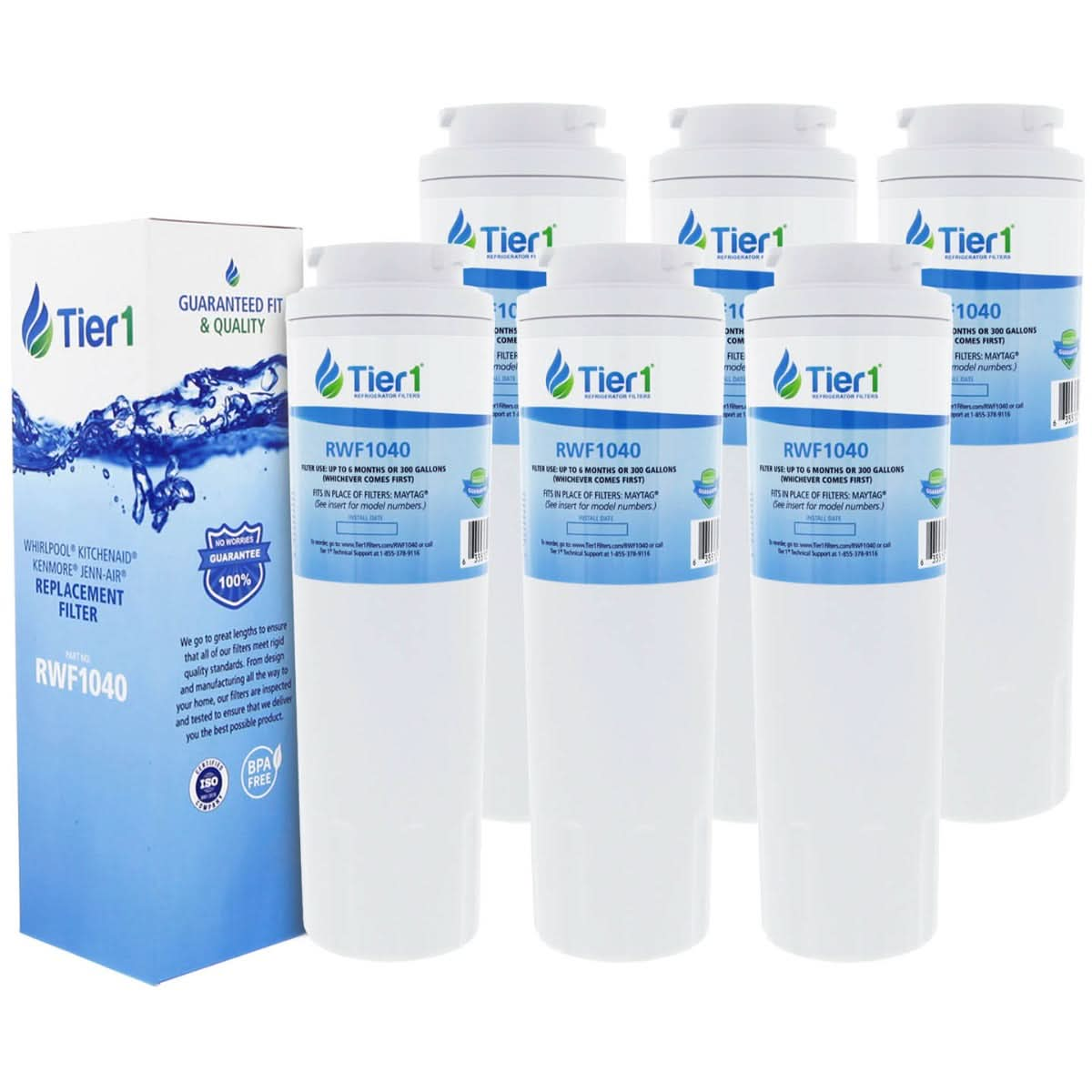 Tier1 EveryDrop EDR4RXD1 Maytag UKF8001 Refrigerator Water Filter Replacement Comparable