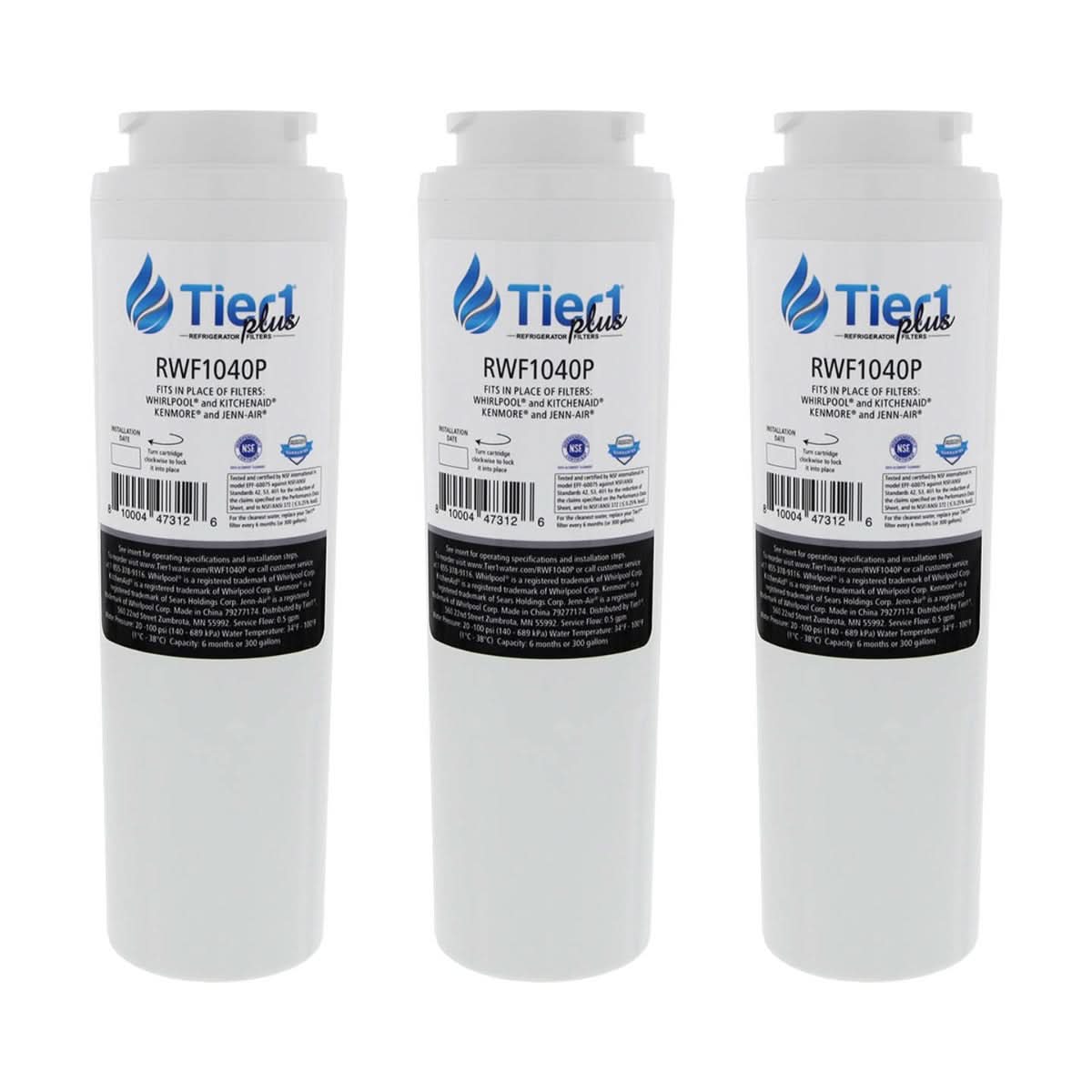 Tier1 Plus Maytag EDR4RXD1 UKF8001 Comparable Lead And Mercury Reducing Refrigerator Water Filter - WaterFilters.NET