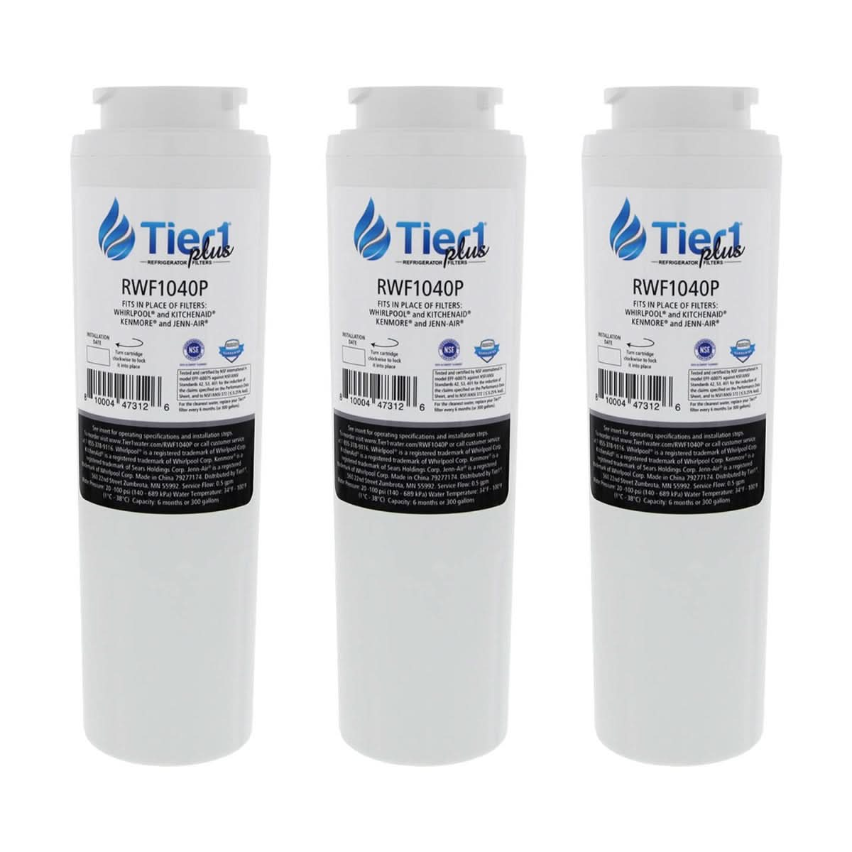 Tier1 Plus Maytag EDR4RXD1 UKF8001 Comparable Lead And Mercury Reducing Refrigerator Water Filter