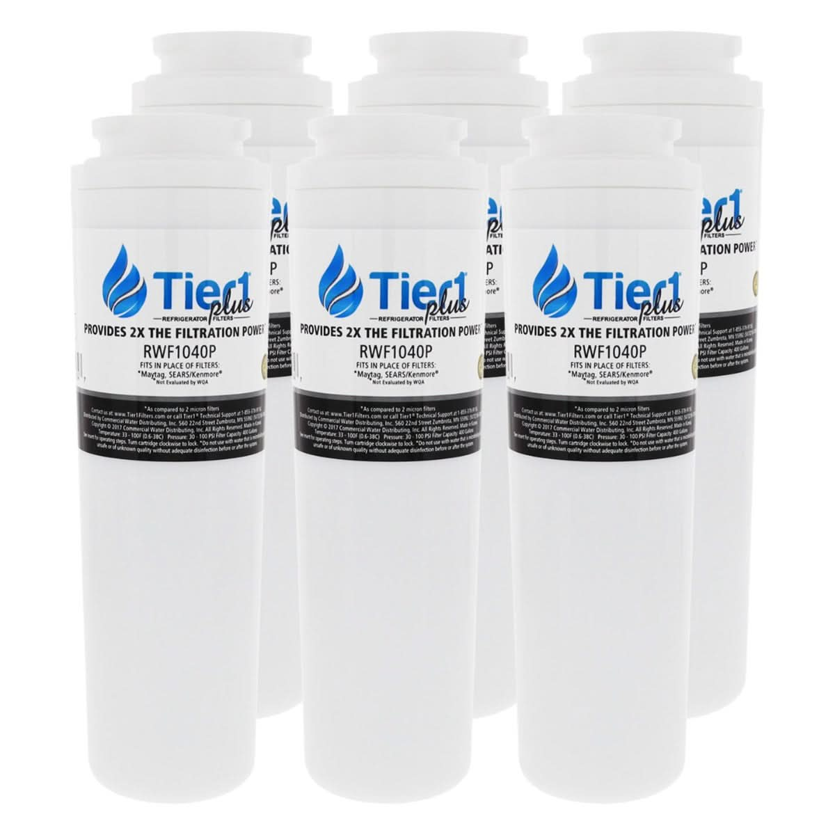 Tier1 Plus Maytag EDR4RXD1 UKF8001 Comparable Lead And Mercury Reducing Refrigerator Water Filter