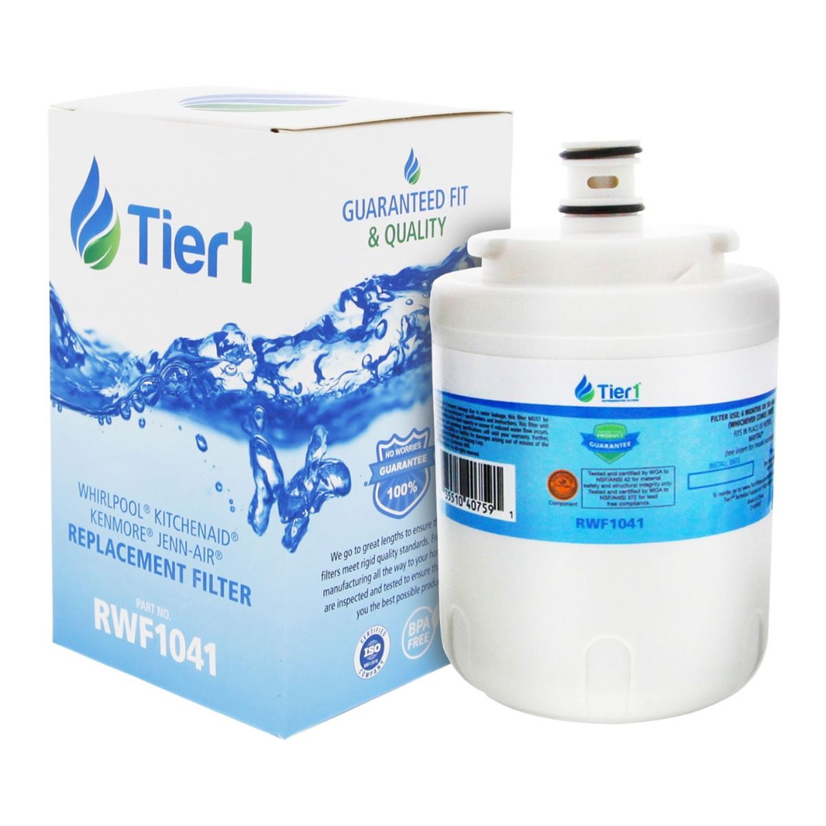 Tier1 EveryDrop EDR7D1 Maytag UKF7003 Refrigerator Water Filter Replacement Comparable