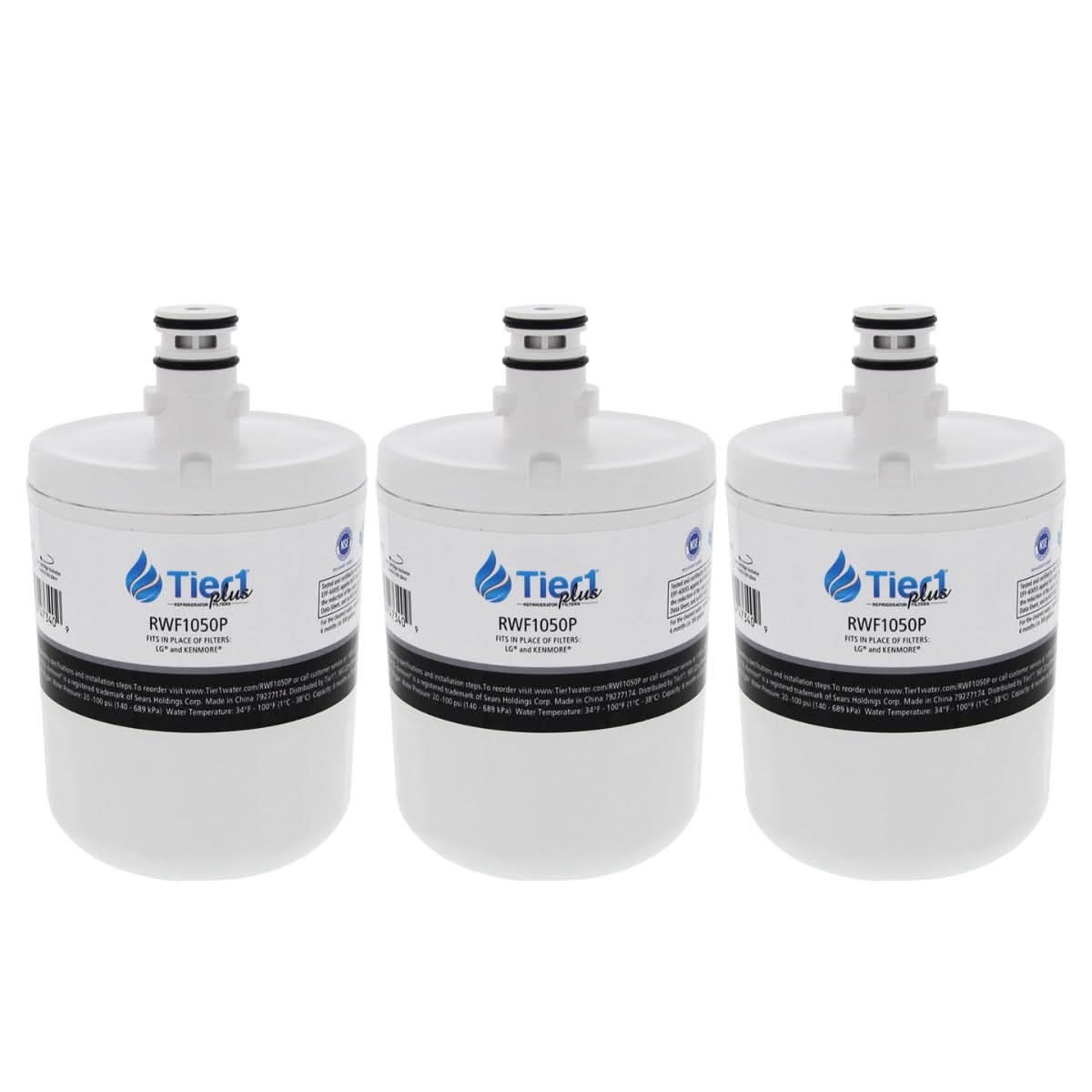 Tier1 Plus LG 5231JA2002A / LT500P Comparable Lead And Mercury Reducing Refrigerator Water Filter - WaterFilters.NET