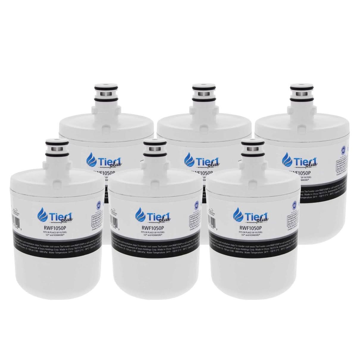 Tier1 Plus LG 5231JA2002A / LT500P Comparable Lead And Mercury Reducing Refrigerator Water Filter - WaterFilters.NET
