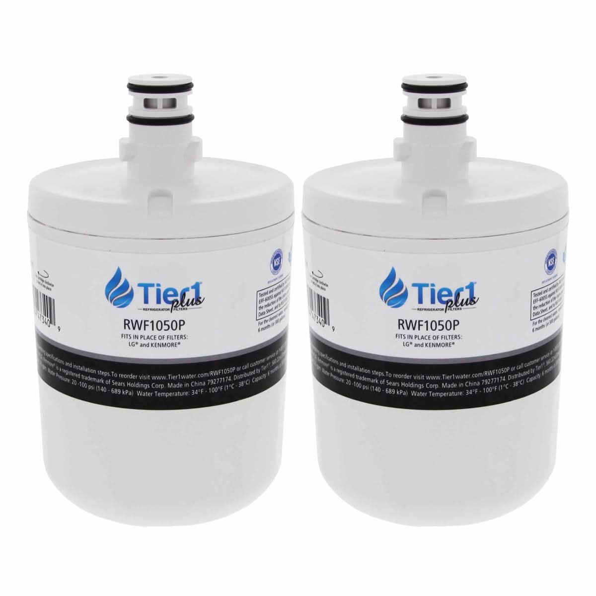 Tier1 Plus LG 5231JA2002A / LT500P Comparable Lead And Mercury Reducing Refrigerator Water Filter - WaterFilters.NET