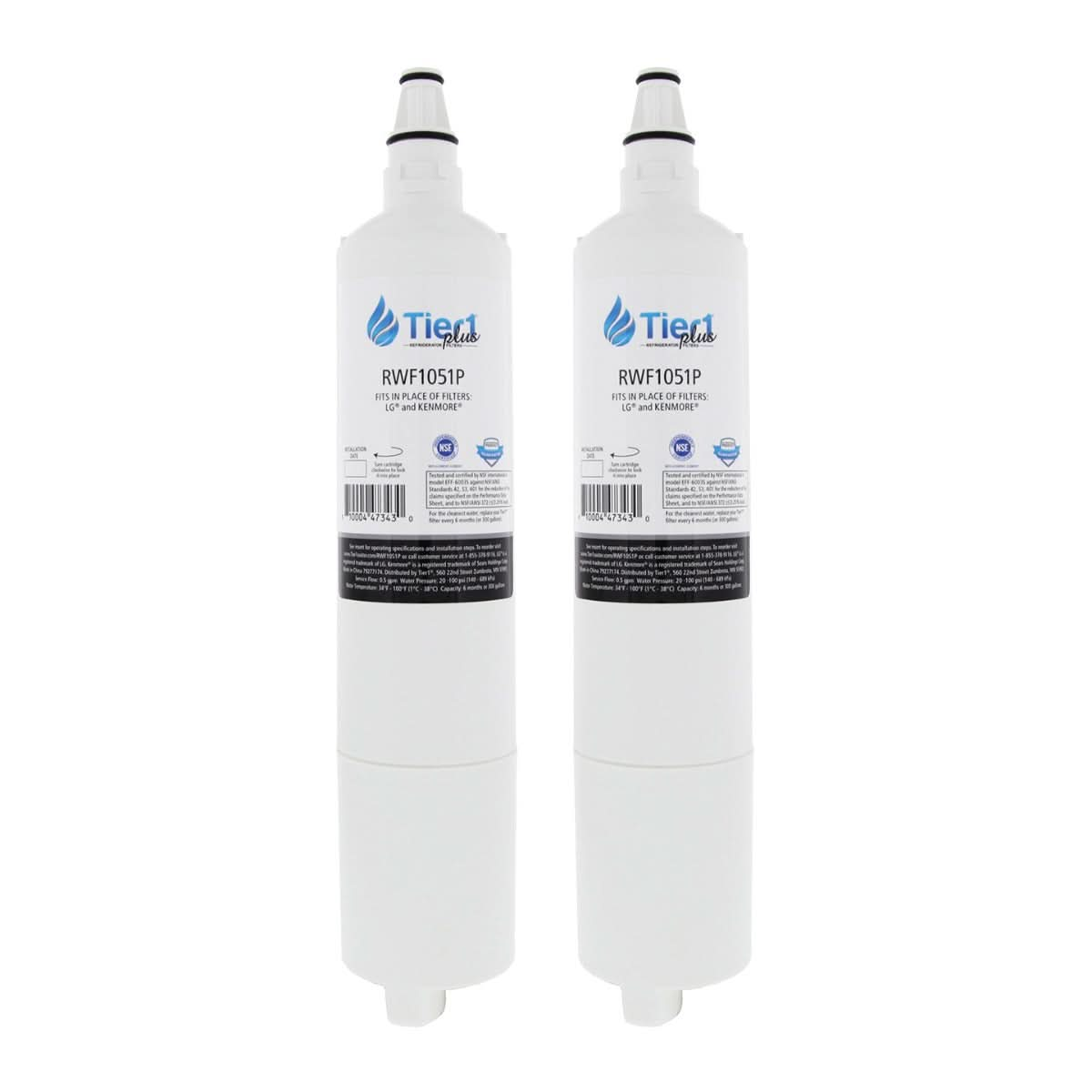 Tier1 Plus LG 5231JA2006A / LT600P Comparable Lead And Mercury Reducing Refrigerator Water Filter