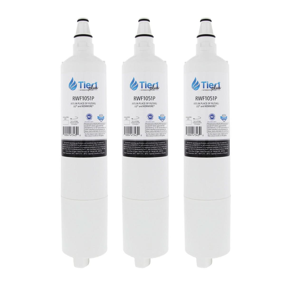 Tier1 Plus LG 5231JA2006A / LT600P Comparable Lead And Mercury Reducing Refrigerator Water Filter