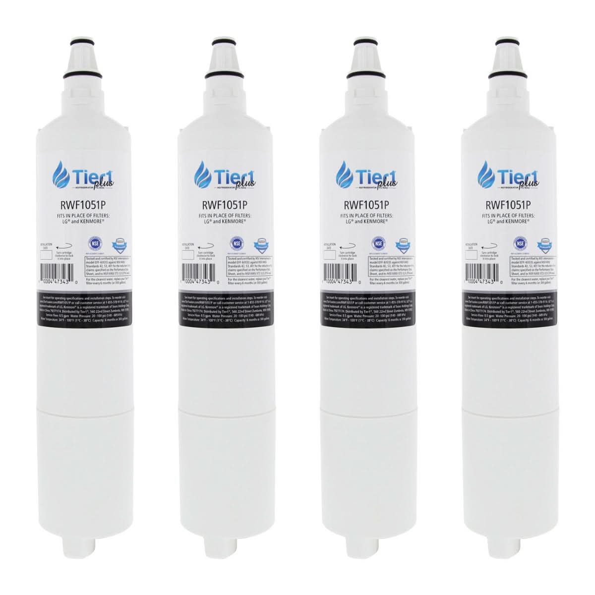 Tier1 Plus LG 5231JA2006A / LT600P Comparable Lead And Mercury Reducing Refrigerator Water Filter - WaterFilters.NET