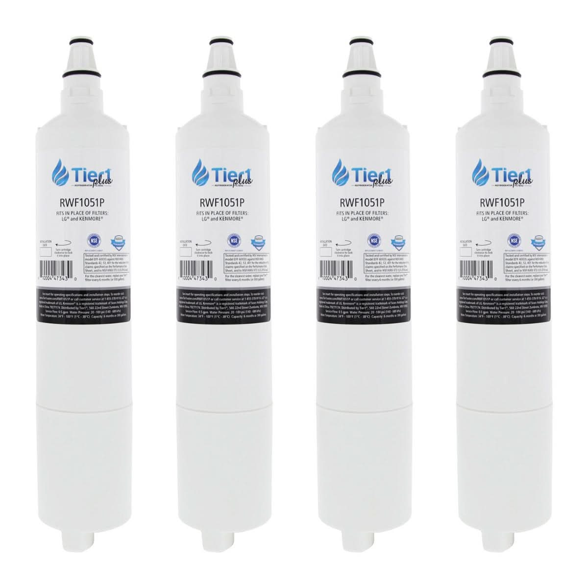 Tier1 Plus LG 5231JA2006A / LT600P Comparable Lead And Mercury Reducing Refrigerator Water Filter