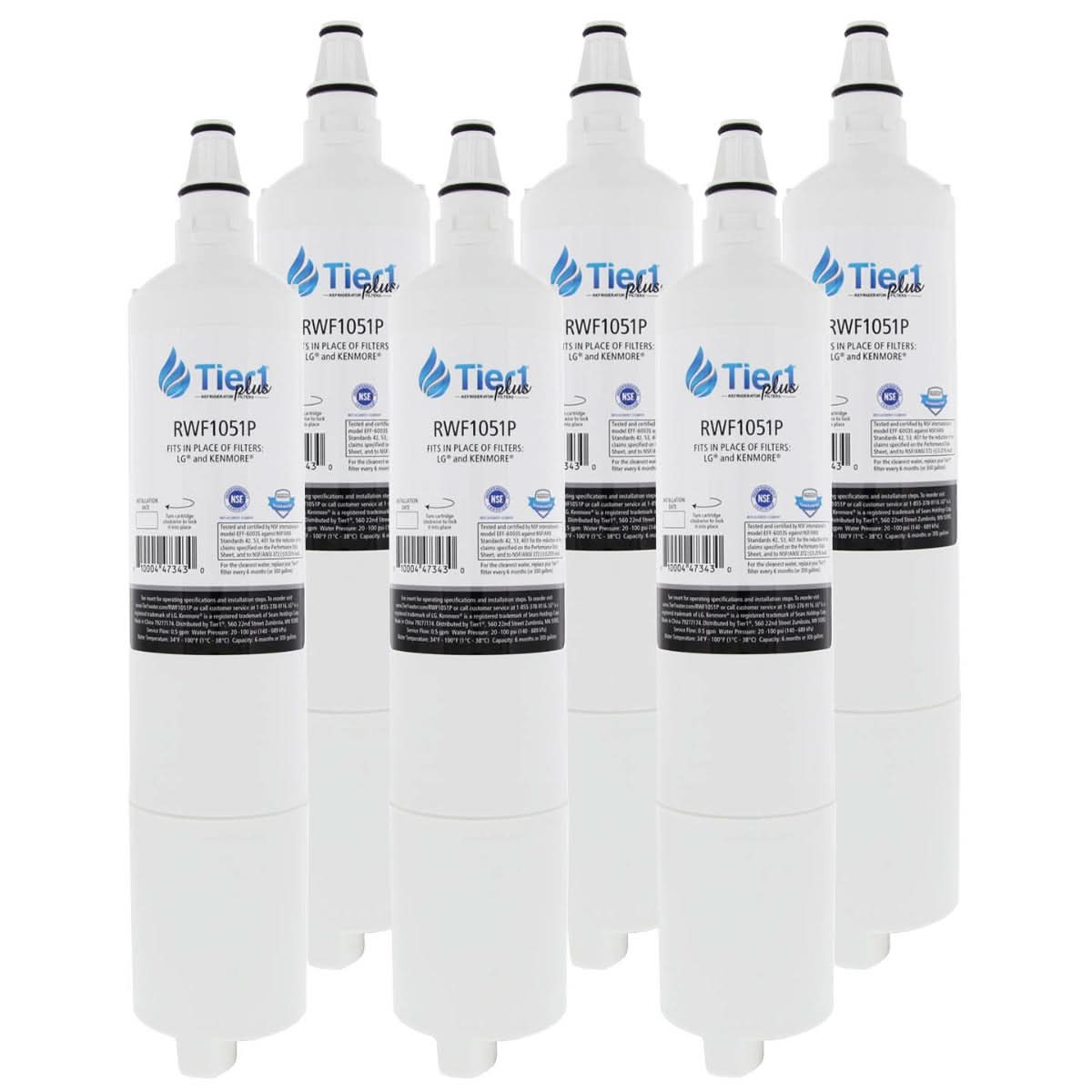 Tier1 Plus LG 5231JA2006A / LT600P Comparable Lead And Mercury Reducing Refrigerator Water Filter