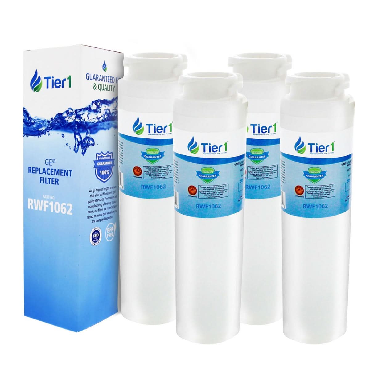 Tier1 GE MSWF SmartWater Refrigerator Water Filter Replacement Comparable - WaterFilters.NET