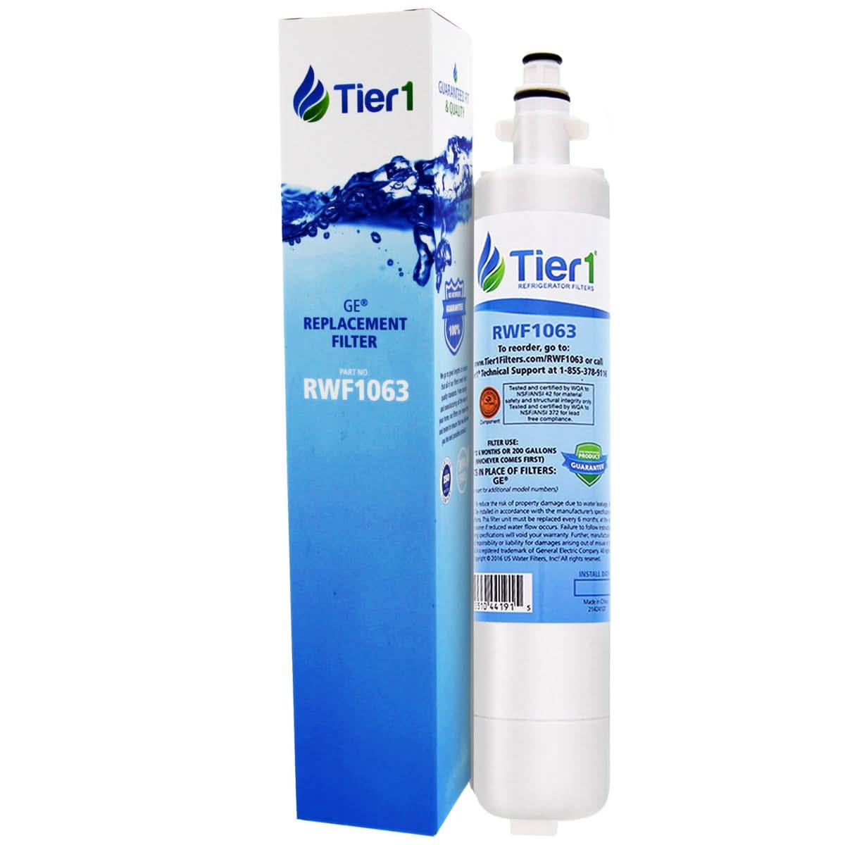 Tier1 GE RPWF Refrigerator Water Filter Replacement Comparable - WaterFilters.NET