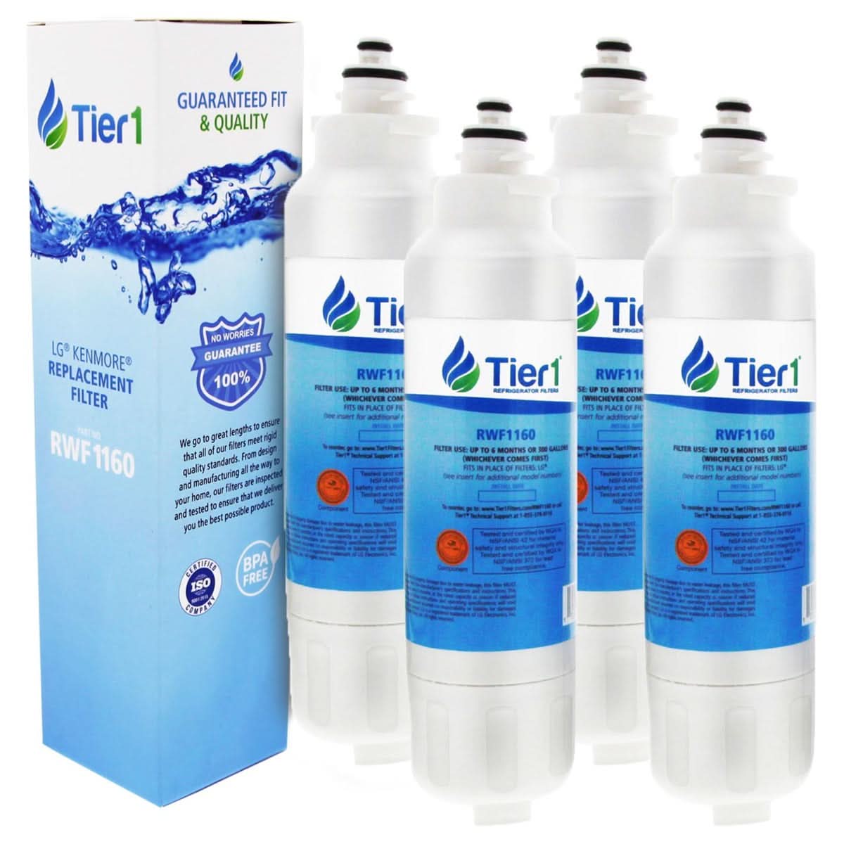 Tier1 LG LT800P Refrigerator Water Filter Replacement Comparable - WaterFilters.NET