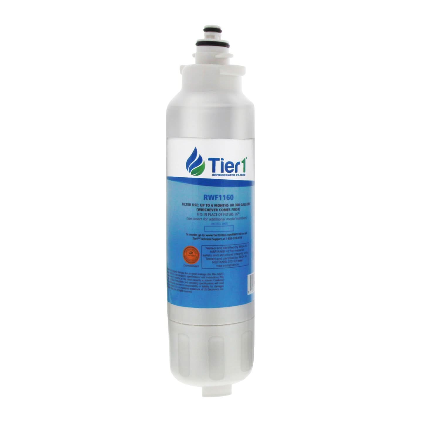 Tier1 LG LT800P Refrigerator Water Filter Replacement Comparable - WaterFilters.NET