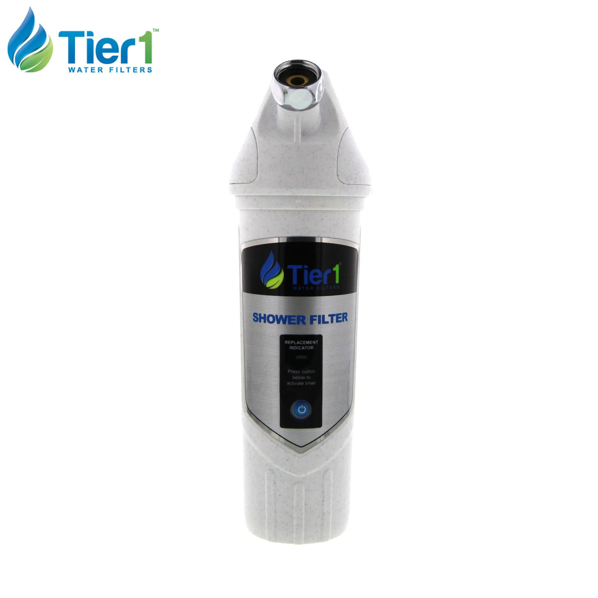 Tier1 SF-7000 Shower Filter System with Chrome Shower Head - WaterFilters.NET