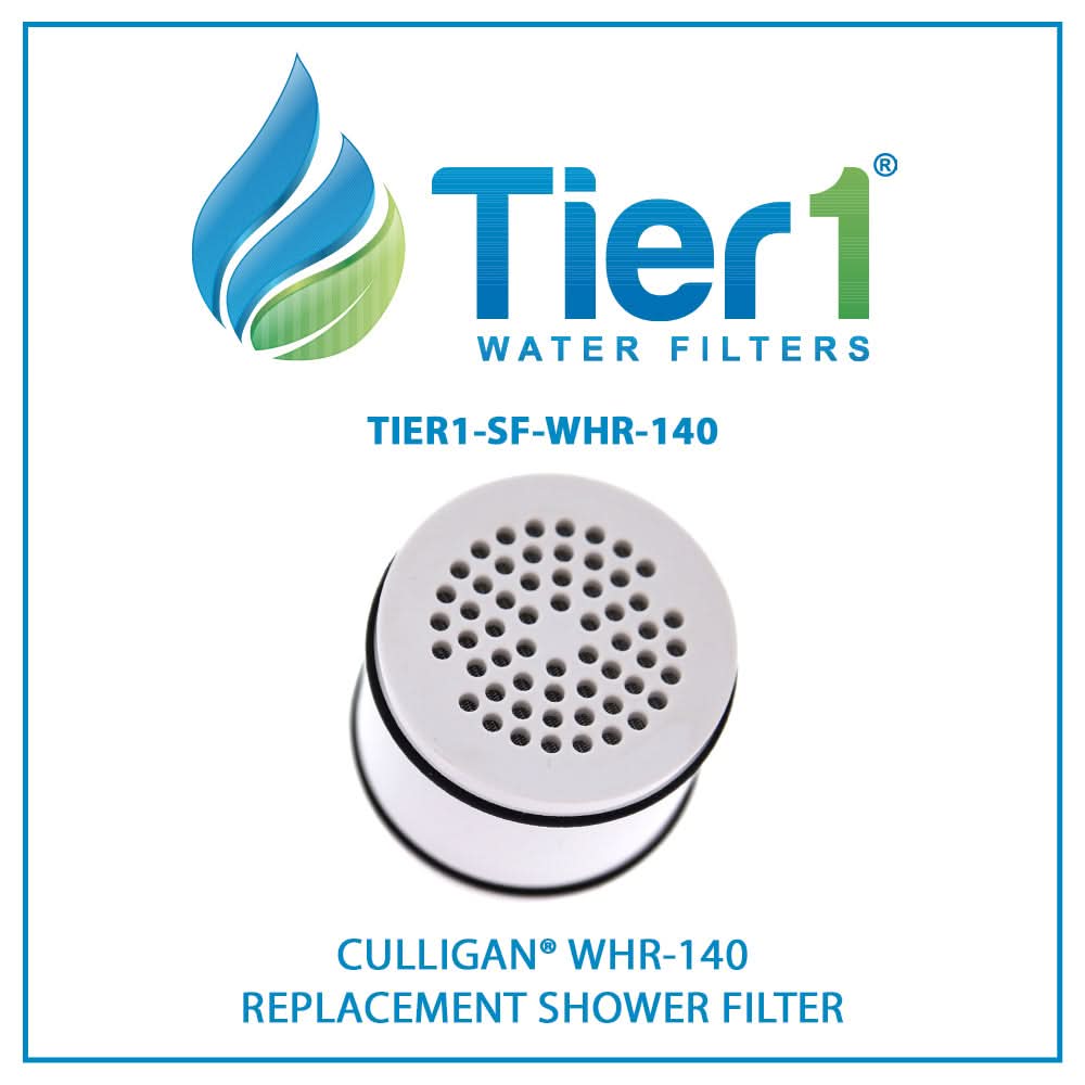Culligan WHR-140 Comparable Replacement Shower Filter by Tier1 - WaterFilters.NET