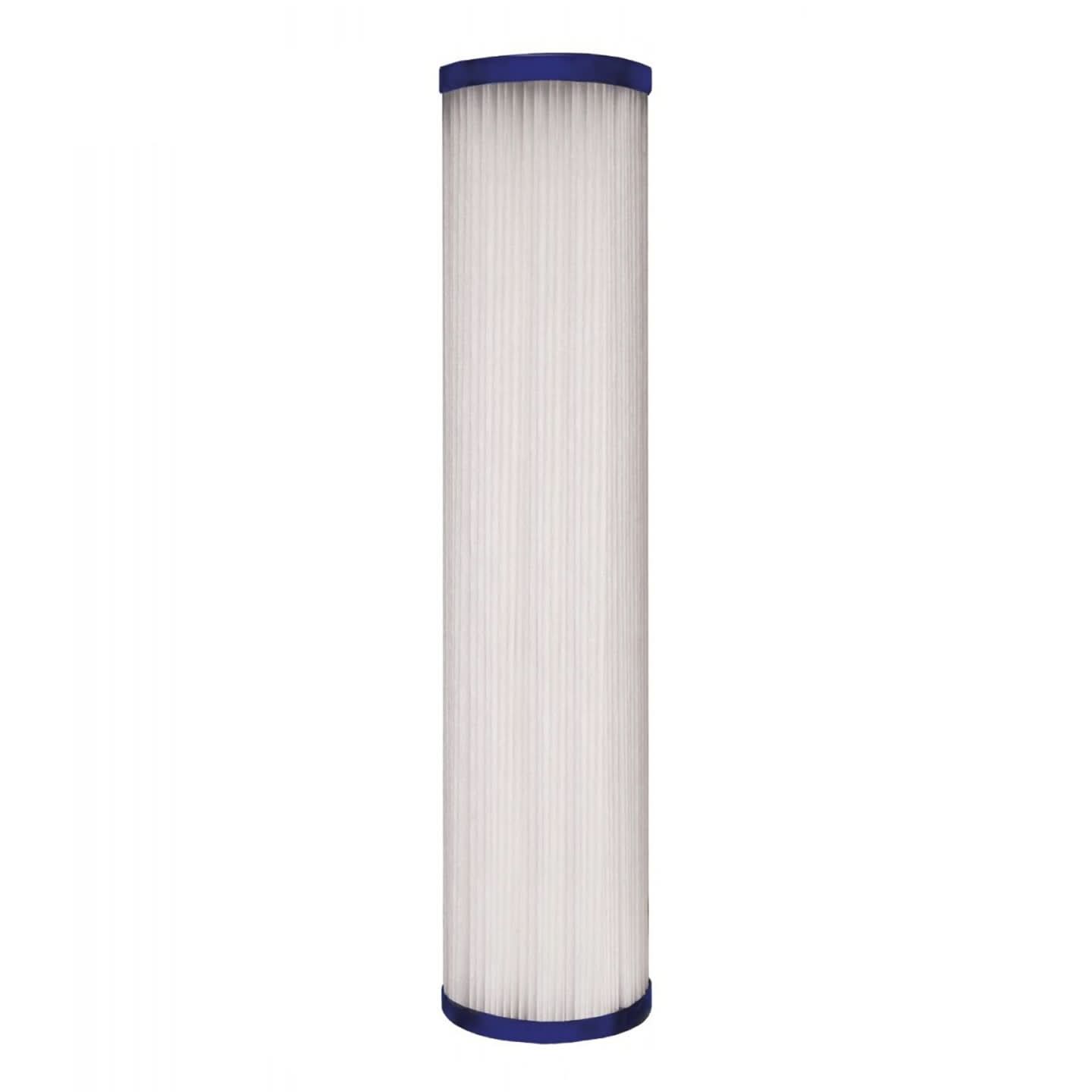 Tier1 10 inch x 2.5 inch Pleated Sediment Water Filter (30 Micron) - WaterFilters.NET