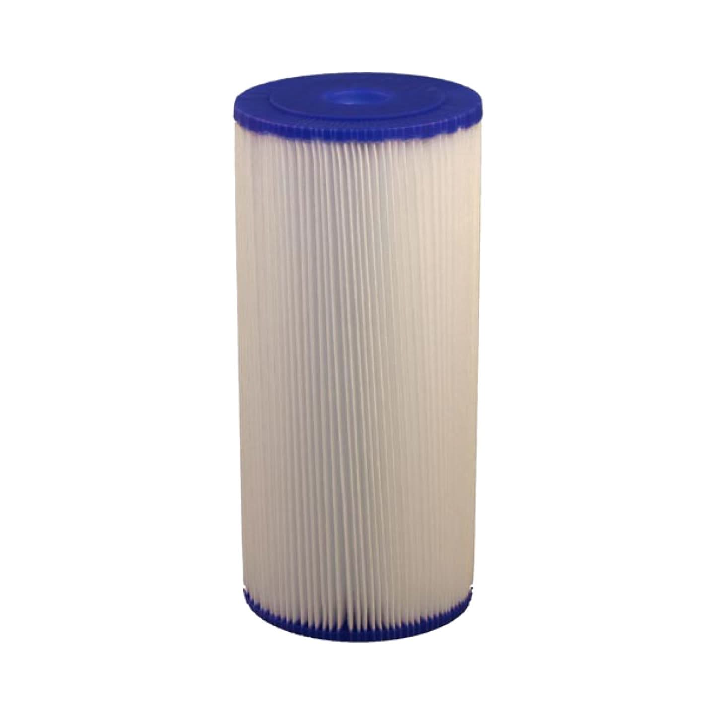 Tier1 10 inch x 4.5 inch Pleated Sediment Water Filter (20 Micron) - WaterFilters.NET