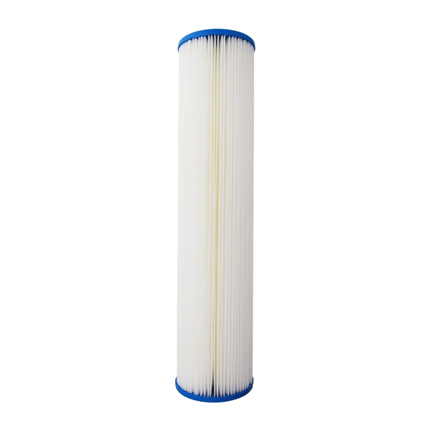 Tier1 20 inch x 4.5 inch Pleated Sediment Water Filter (20 Micron) - WaterFilters.NET