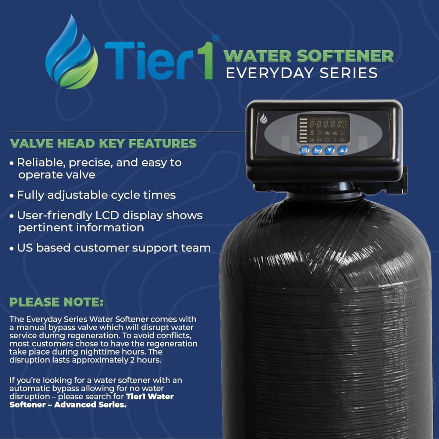 Everyday Series Tier1 48,000 Grain High Efficiency Digital Water Softener