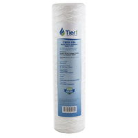 10 X 2.5 String Wound Polypropylene Replacement Filter by Tier1 (50 micron) - WaterFilters.NET