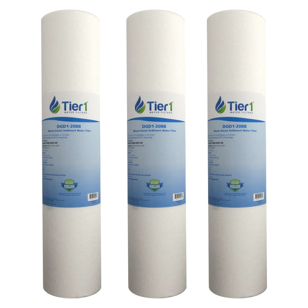 20 X 4.5 Spun Wound Polypropylene Replacement Filter by Tier1 (1 micron)