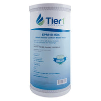 10 X 4.5 Carbon Block Replacement Filter by Tier1 (10 micron) - WaterFilters.NET