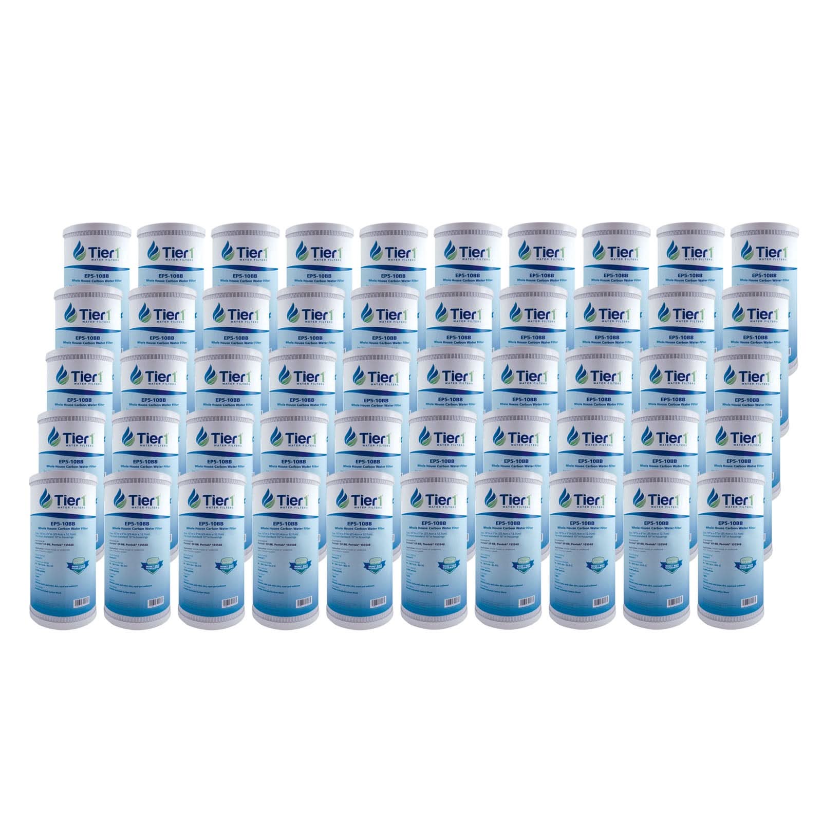 10 X 4.5 Carbon Block Replacement Filter by Tier1 (5 micron) - WaterFilters.NET