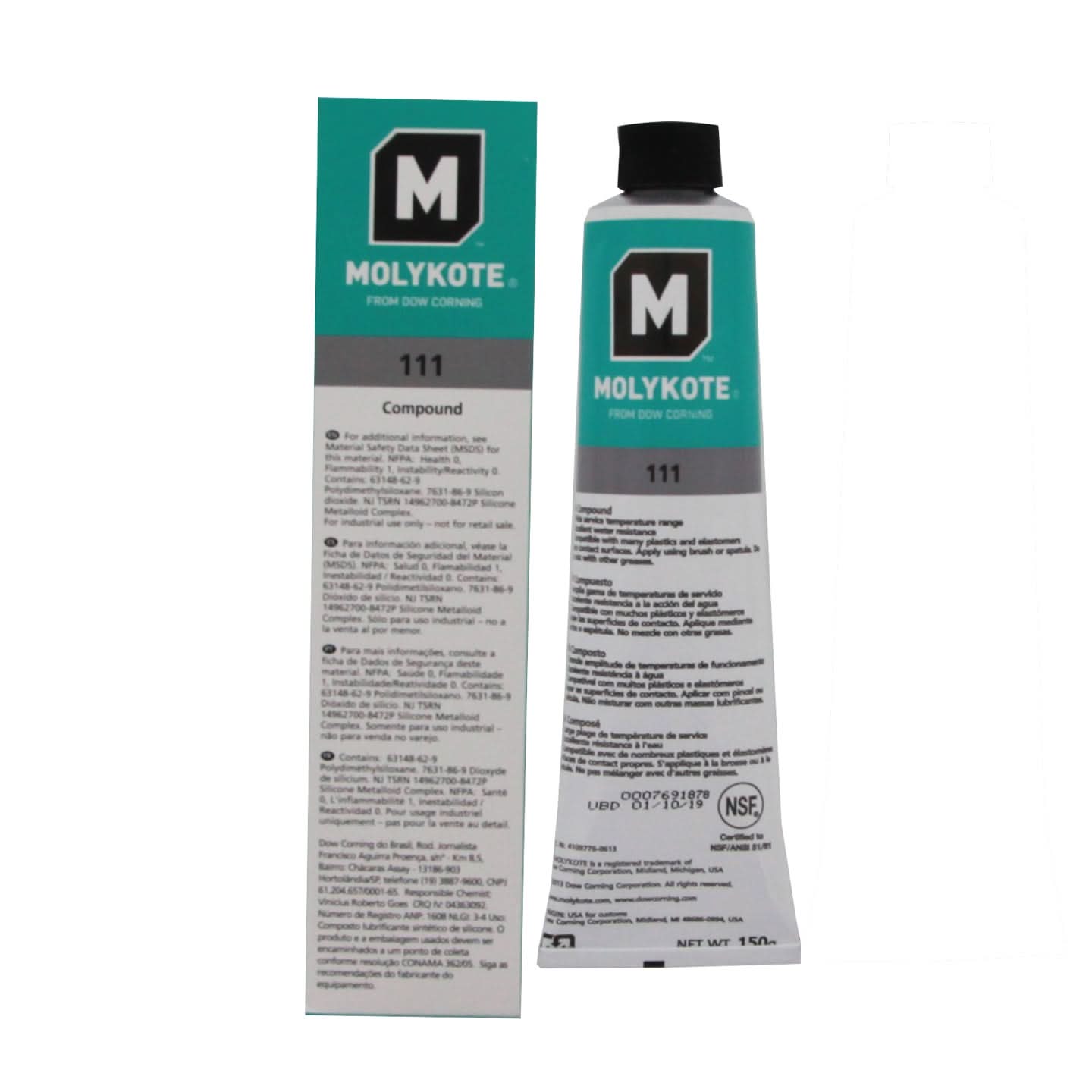 Dow Corning Molykote 111 O-Ring Silicone Lubricant (5.3 oz. Tube) - WaterFilters.NET