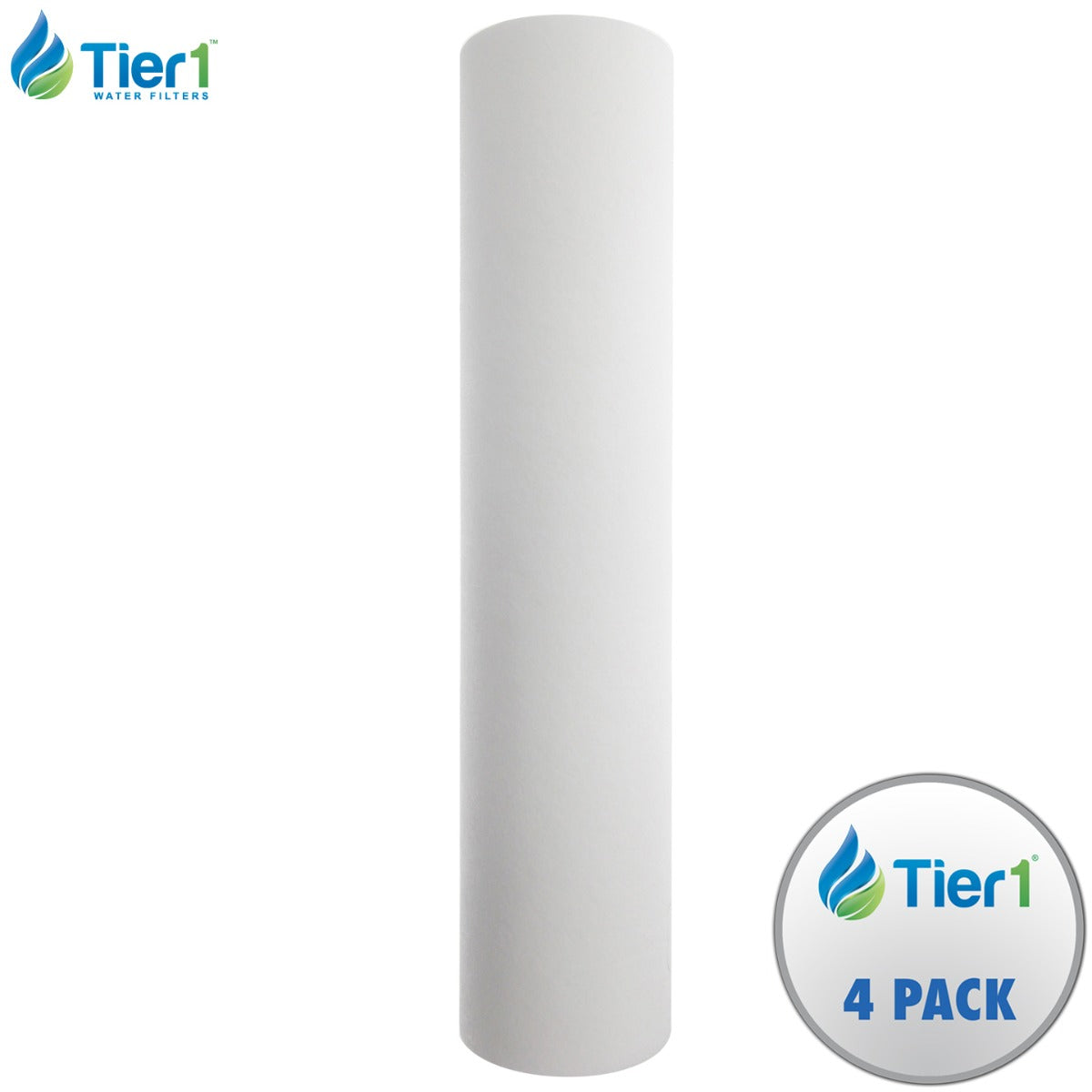 Tier1 20 inch x 4.5 inch Sediment Water Filter (10 Micron)