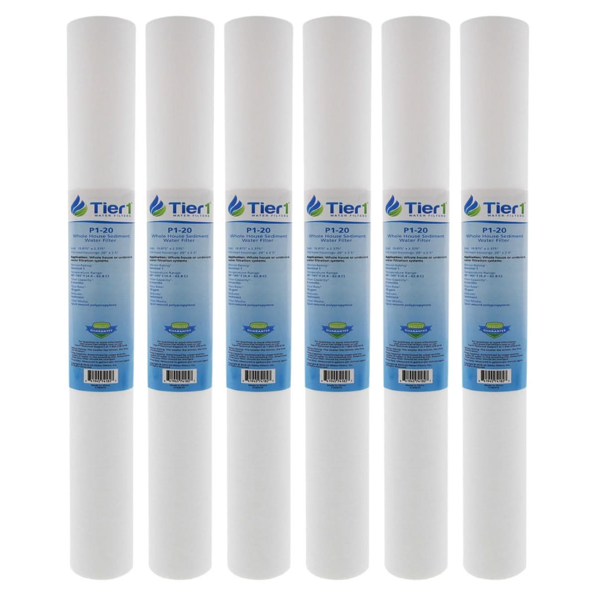 20 X 2.5 Spun Wound Polypropylene Replacement Filter by Tier1 (1 micron)