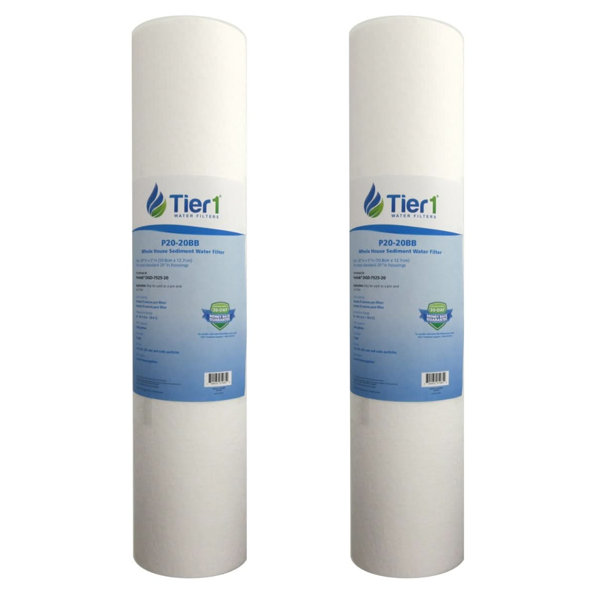 20 X 4.5 Spun Wound Polypropylene Replacement Filter by Tier1 (20 micron)