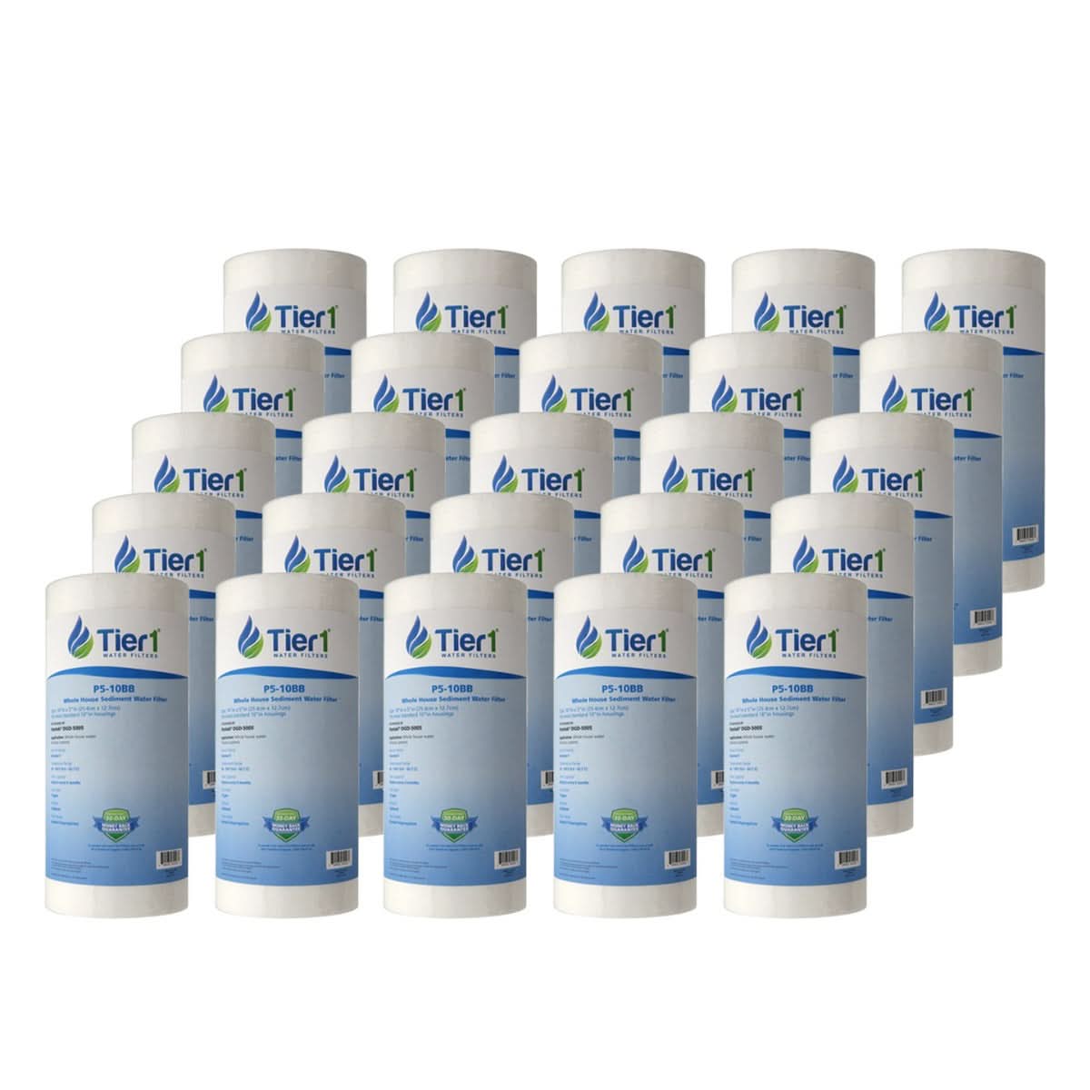10 X 4.5 Spun Wound Polypropylene Replacement Filter by Tier1 (5 micron) - WaterFilters.NET