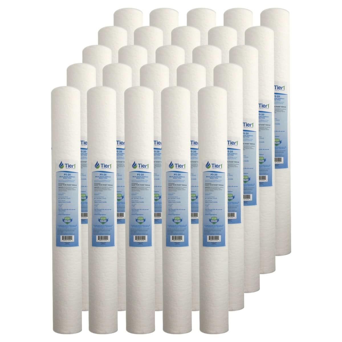 20 X 2.5 Polypropylene Replacement Filter by Tier1 (5 micron) - WaterFilters.NET