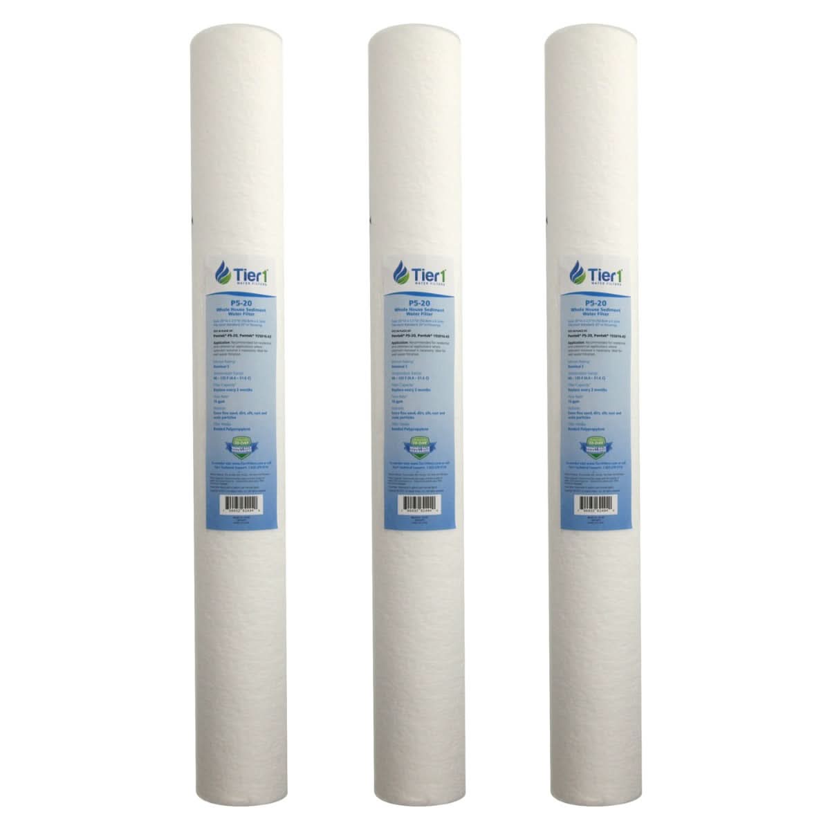 20 X 2.5 Polypropylene Replacement Filter by Tier1 (5 micron) - WaterFilters.NET