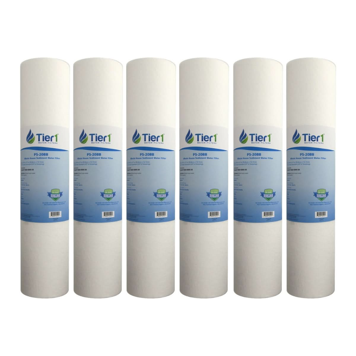 20 X 4.5 Spun Wound Polypropylene Replacement Filter by Tier1 (5 micron)