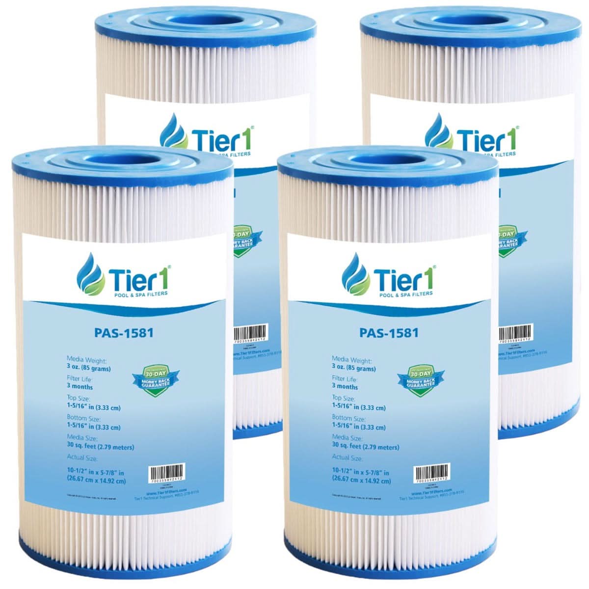 Tier1 Brand Replacement Pool and Spa Filter for 31489 - WaterFilters.NET