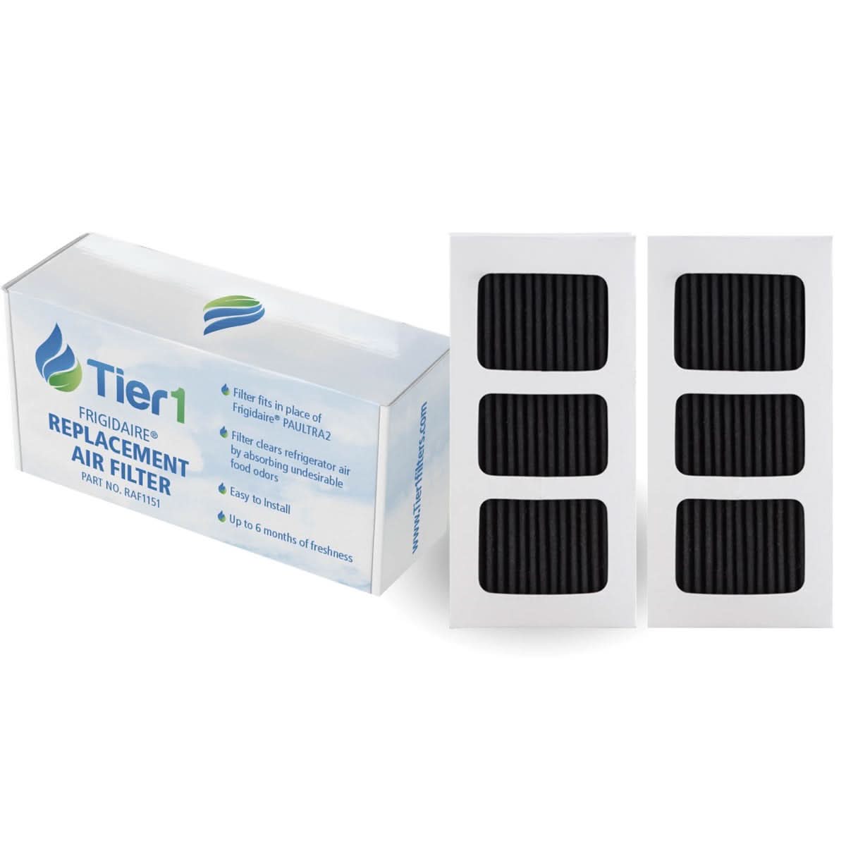TIER1 RAF1151 Comparable for PAULTRA2 Refrigerator Air Filter