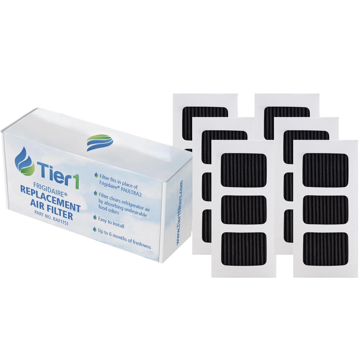 TIER1 RAF1151 Comparable for PAULTRA2 Refrigerator Air Filter