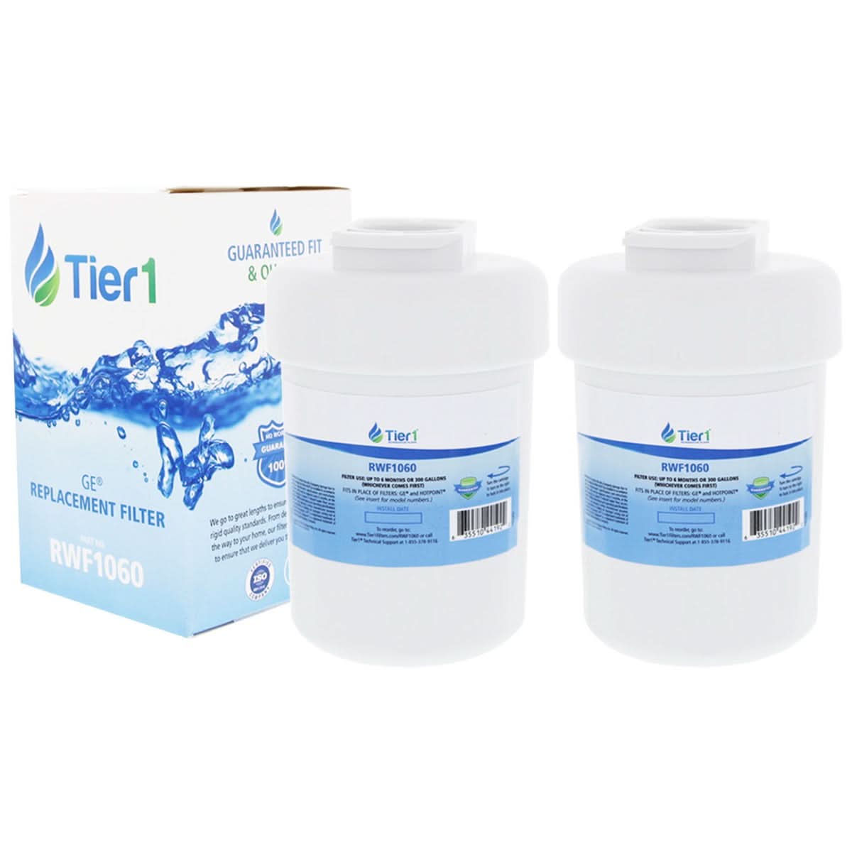 Tier1 GE MWF SmartWater Refrigerator Water Filter Replacement - WaterFilters.NET