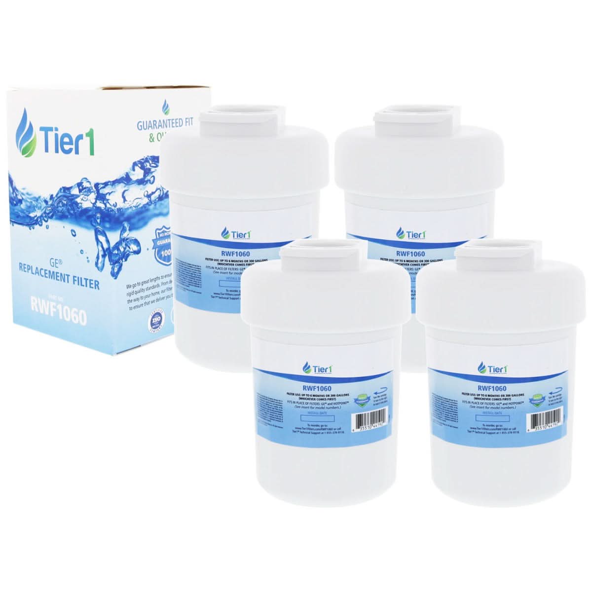 Tier1 GE MWF SmartWater Refrigerator Water Filter Replacement - WaterFilters.NET